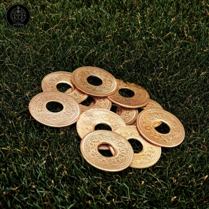 Copper Coin for Lal Kitab Remedy
